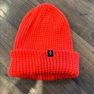 Bright Orange Knit Beanie